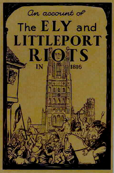 An Account of The Ely and Littleport Riots in 1816 book cover, 1893.